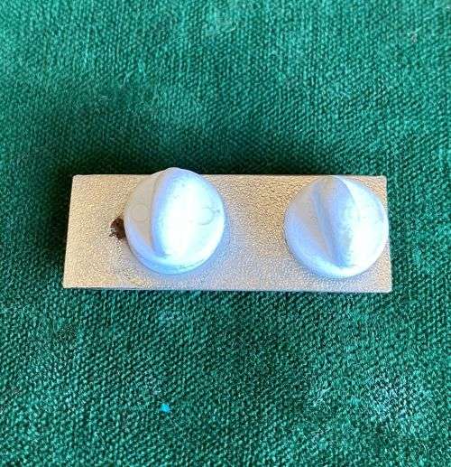 ORDNANCE SERVICES CORPS BERET BAR-APPROVED IN 1977-BLUE/ WHITE/ RED- 2 PINS