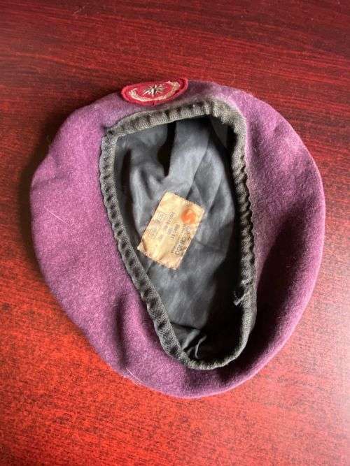 RECCE BERET-DATED 1992-SIZE 61