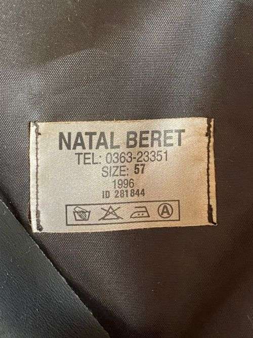 SA ORANGE PROVOST CORPS BERET-DATED 1996- SIZE 57