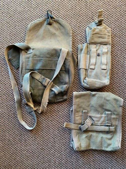 SELECTION OF 3 RHODESIAN POUCHES,KIT FROM A FORMER MEMBER
