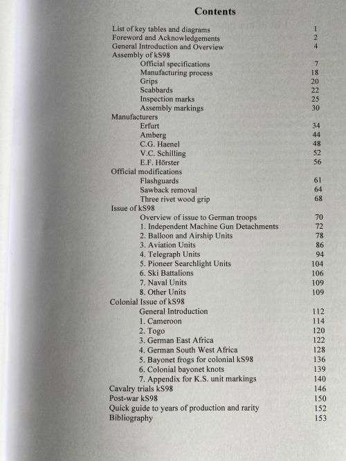 GERMAN 1898 MODEL BAYONET BY IAN JASCKSON-A COMPLETE BOOK TO PROVIDE A DETAILED ACCOUNT OF MANUFACTU