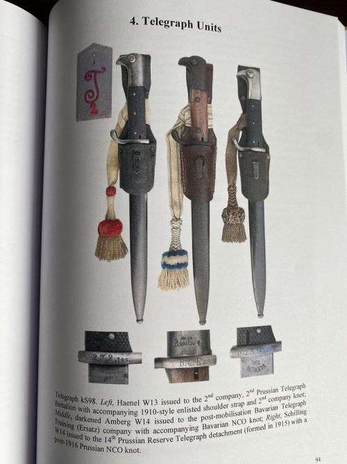 GERMAN 1898 MODEL BAYONET BY IAN JASCKSON-A COMPLETE BOOK TO PROVIDE A DETAILED ACCOUNT OF MANUFACTU