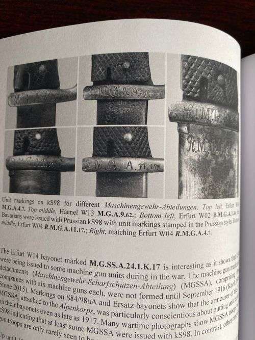 GERMAN 1898 MODEL BAYONET BY IAN JASCKSON-A COMPLETE BOOK TO PROVIDE A DETAILED ACCOUNT OF MANUFACTU
