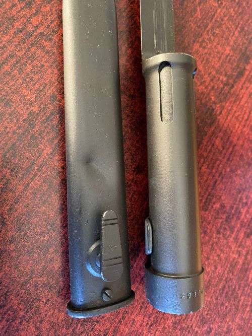 VERY RARE R4 PROTOTYPE BAYONET WITH BLOCKED GAS PARTS-ONLY 920 OF THEM WERE COMPLETED-A FULL 9 PAGE