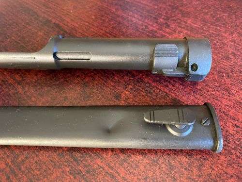 VERY RARE R4 PROTOTYPE BAYONET WITH BLOCKED GAS PARTS-ONLY 920 OF THEM WERE COMPLETED-A FULL 9 PAGE