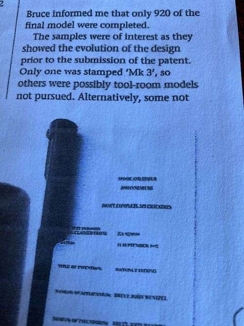 VERY RARE R4 PROTOTYPE BAYONET WITH BLOCKED GAS PARTS-ONLY 920 OF THEM WERE COMPLETED-A FULL 9 PAGE