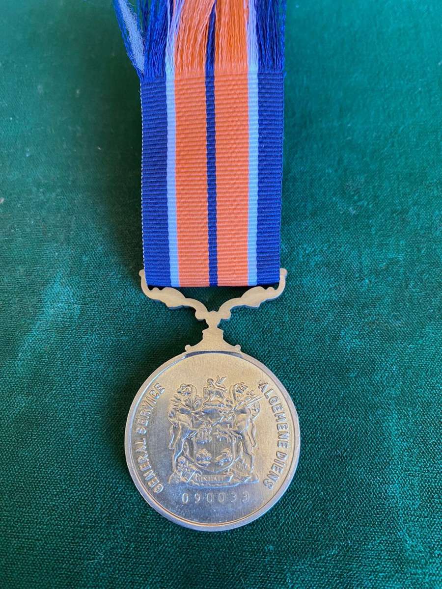 FULL SIZE SADF GENERAL SERVICE MEDAL(GSM) 1987-NUMBERED