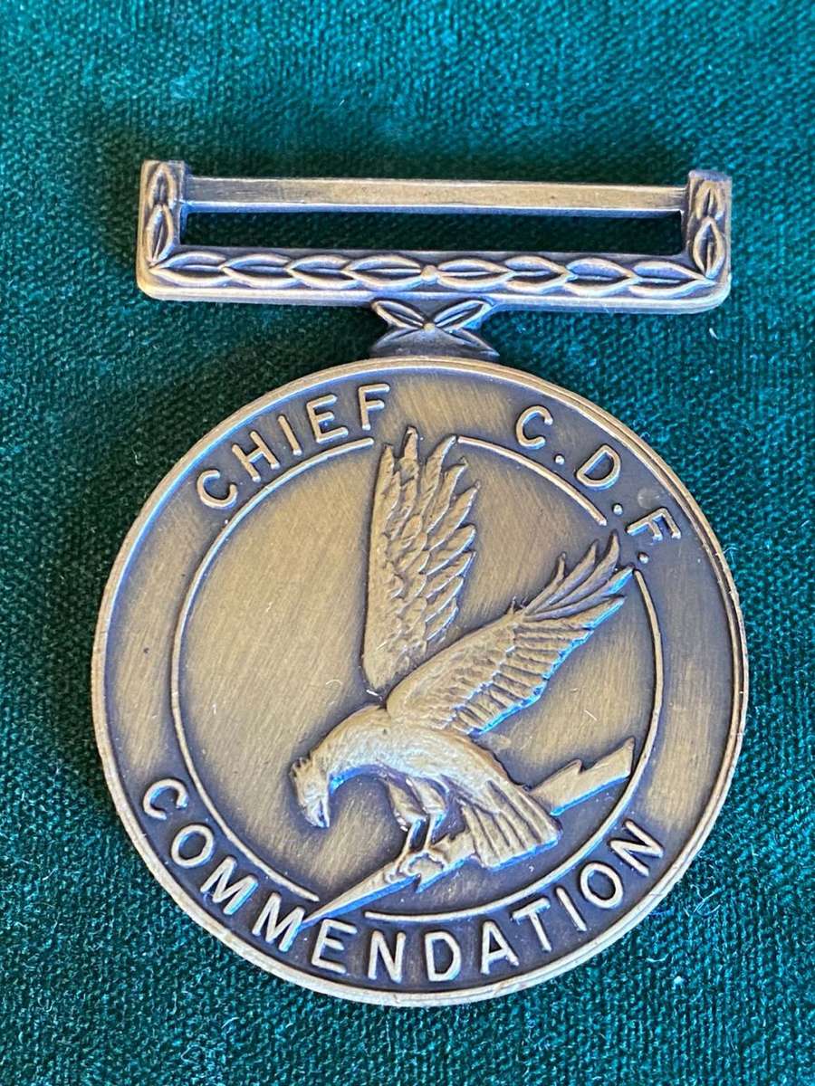 CHIEF OF THE CISKEI DEFENCE FORCE COMMENDATION MEDAL- FULL SIZE- NO RIBBON