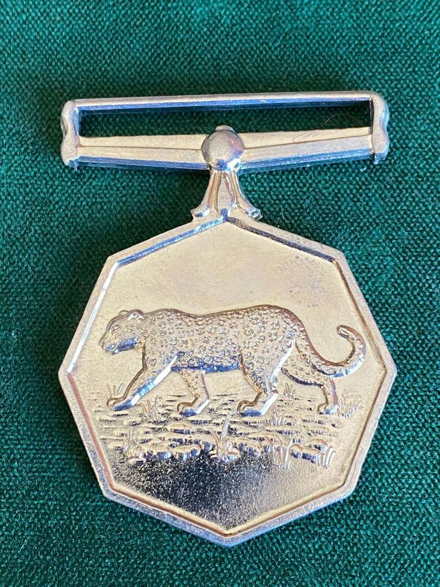 FULL SIZE BOPHUTHATSWANA NKWE MEDAL-OPERATIONAL SERVICE MEDAL AND FOR SUPPRESSION OF TERRORISM-NO RI