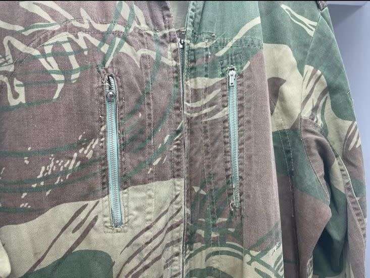 RHODESIAN HELICOPTER PILOTS OVERALL WITH PARATROOPER WING-WORN 1960`S-1980-FIRST ONE I EVER HAD WITH