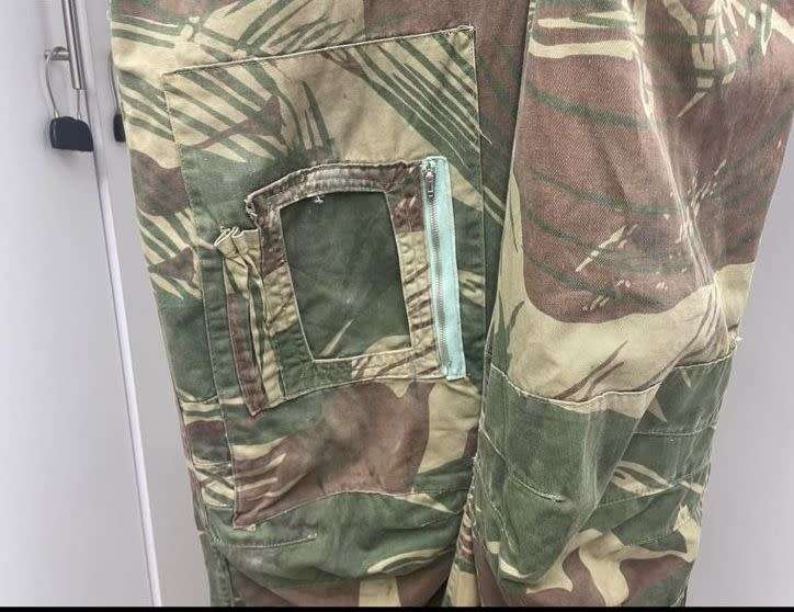 RHODESIAN HELICOPTER PILOTS OVERALL WITH PARATROOPER WING-WORN 1960`S-1980-FIRST ONE I EVER HAD WITH