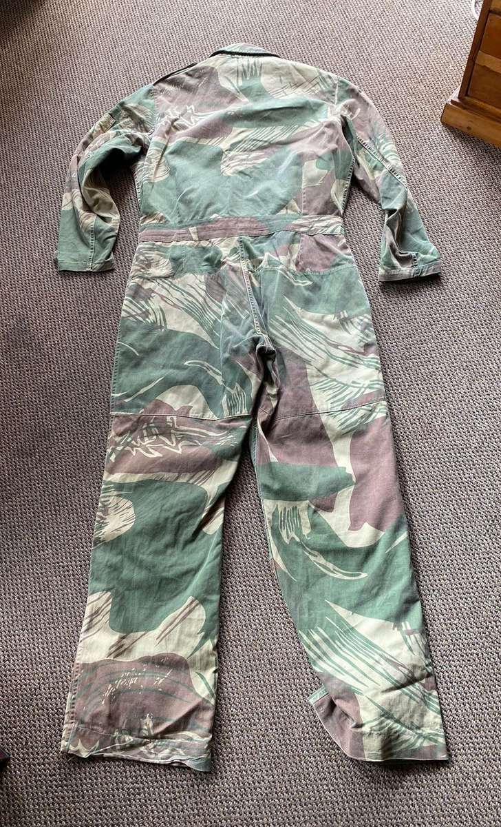 RHODESIAN HELICOPTER PILOTS OVERALL WITH PARATROOPER WING-WORN 1960`S-1980-FIRST ONE I EVER HAD WITH