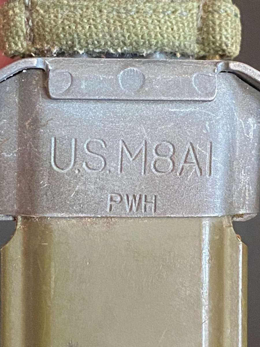 USA WW2 M4 CAMILLUS BAYONET FOR THE M1 CARBINE-GOOD CONDITION,CONSIDERING AGE