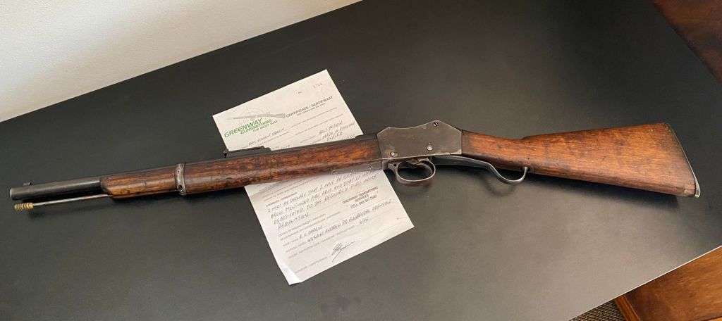 BOER WAR PERIOD(DATED 1883)450/577 CALIBRE,BOLT ACTION MARTINI HENRY CARBINE IN GOOD CONDITION-DEACT