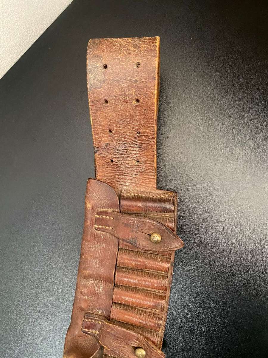 BOER WAR .303 T POCKET BANDOLIER-TOTAL LENGTH 116CM