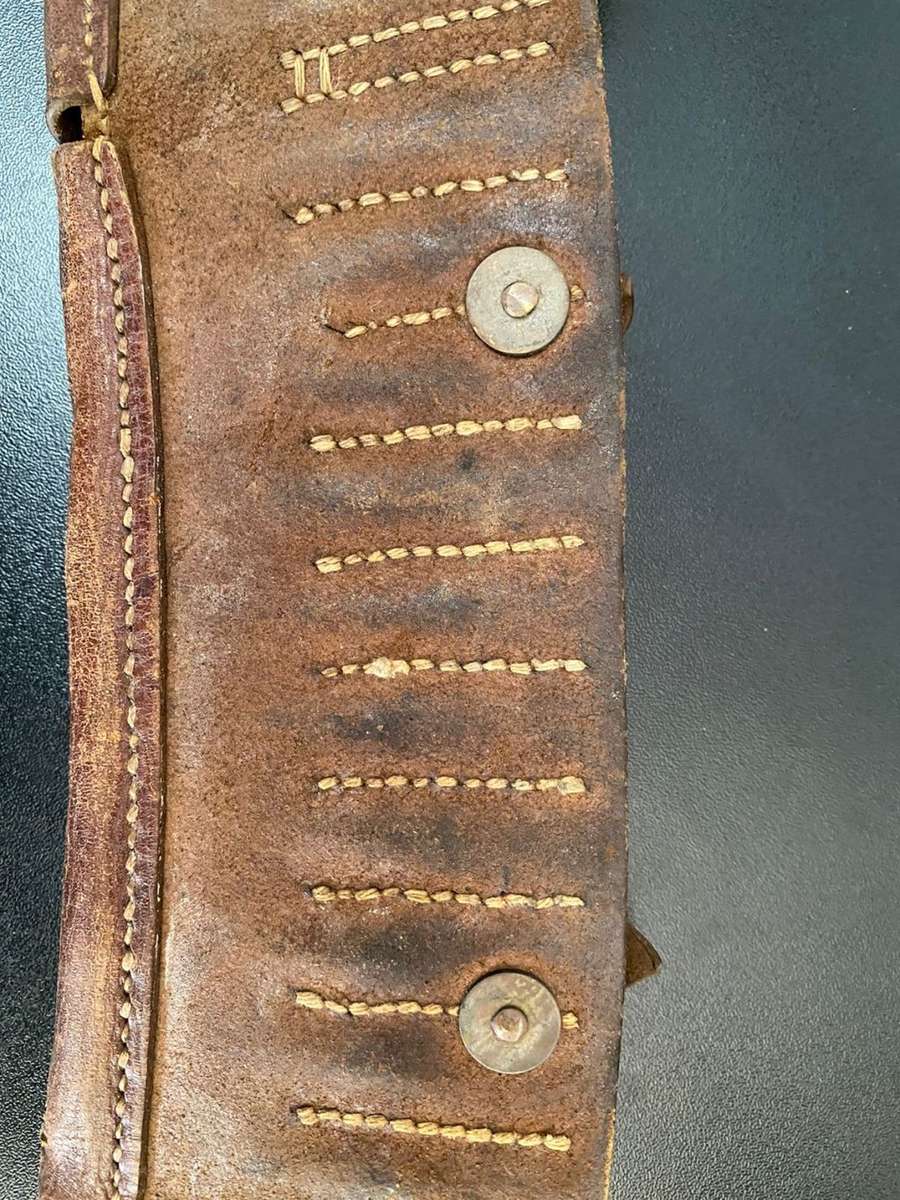 BOER WAR .303 T POCKET BANDOLIER-TOTAL LENGTH 116CM