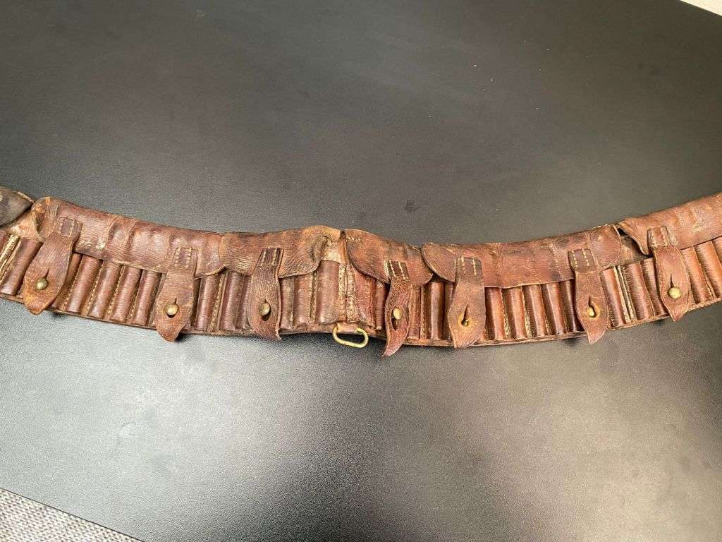 BOER WAR .303 T POCKET BANDOLIER-TOTAL LENGTH 116CM