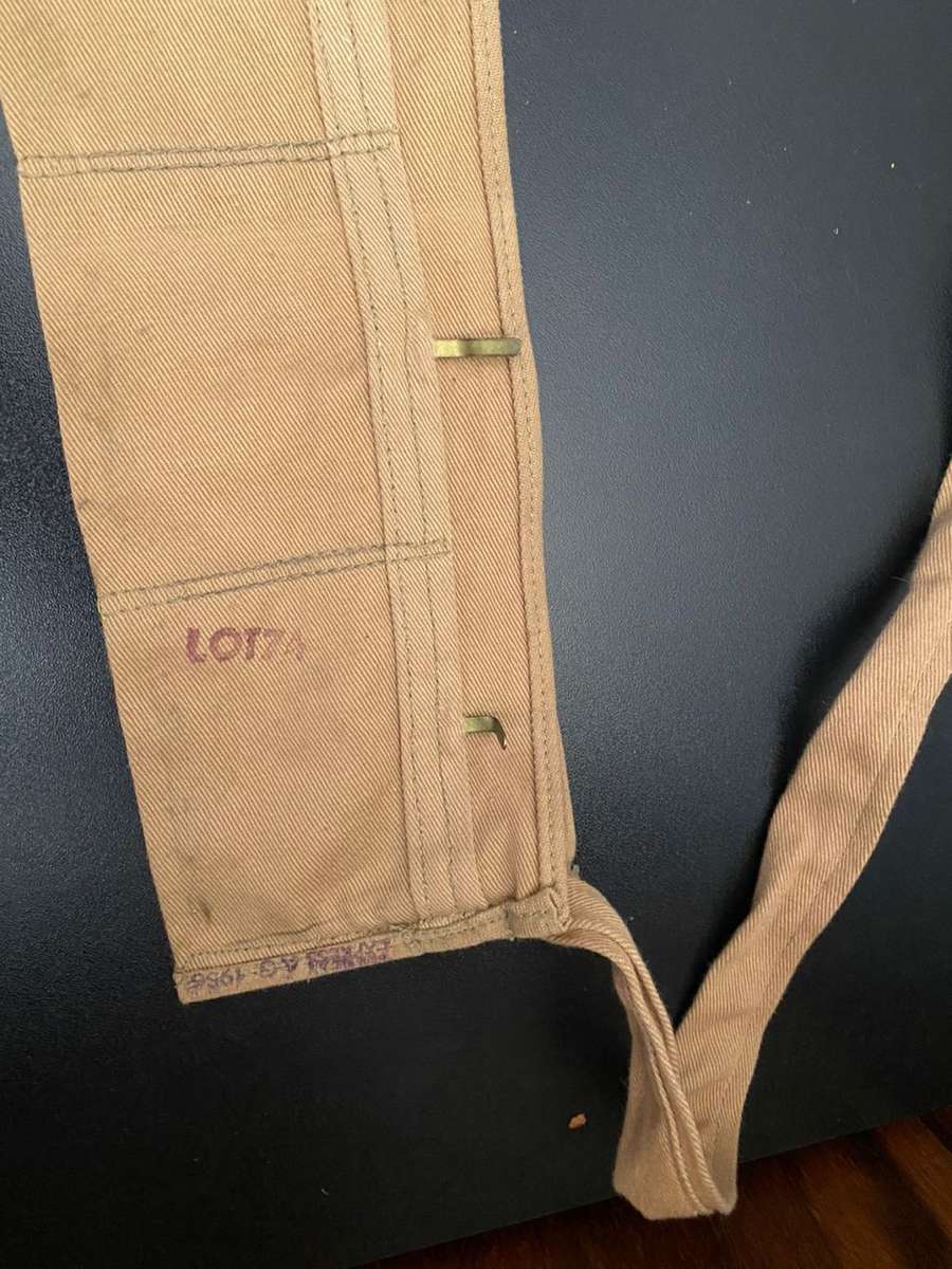 COTTON (DISPOSABLE BANDOLIER) FOR .303 AMMONUTION ,LOADED IN STRIPPER CLIPS-ALSO USED IN RHODESIA BY