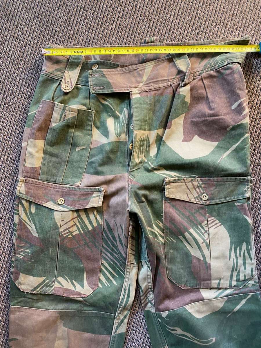 Rhodesian camo trousers, size at least 34, pipe length 78cm