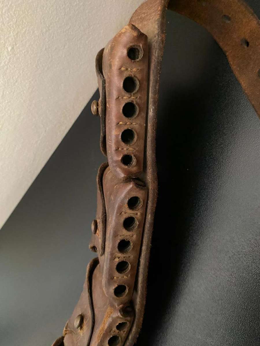 BOER WAR 8 POUCH MAUSER BANDOLIER-OVERALL LENGTH 112CM-STILL GOOD CONDITION-CONSIDERING AGE