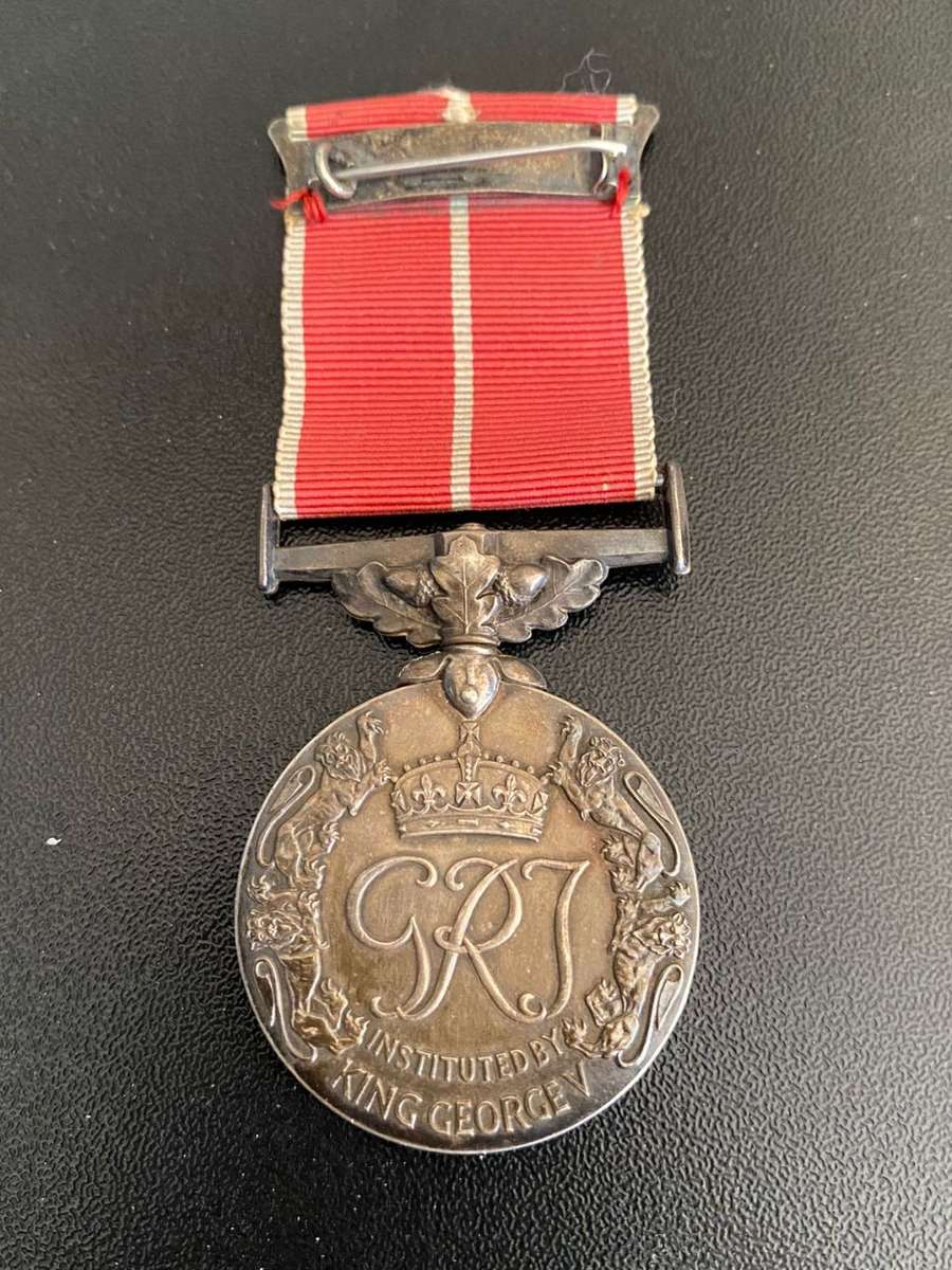 FULL SIZE BRITISH EMPIRE MEDAL-EXTREMELY RARE AND THIS ONE AWARDED TO A SOUTH AFRICAN 133H2 SGT. JOH