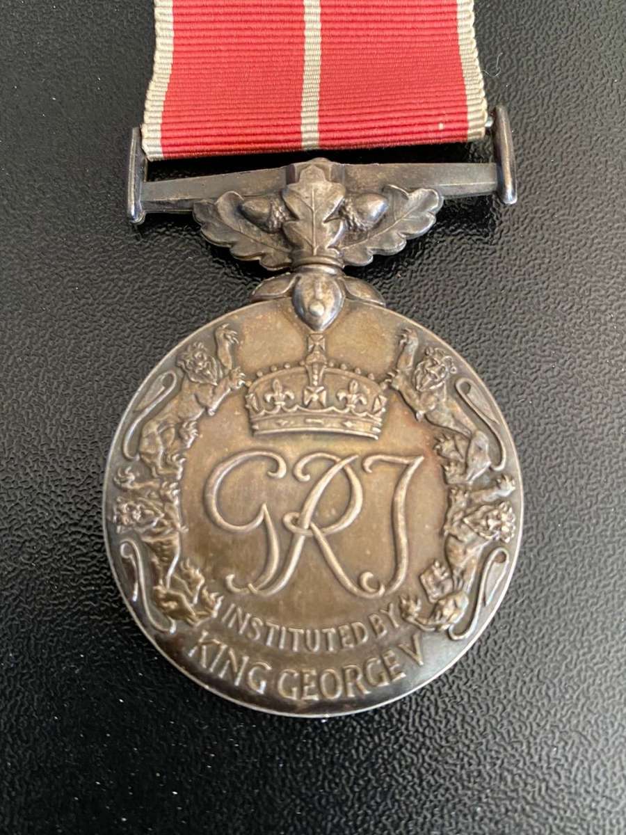 FULL SIZE BRITISH EMPIRE MEDAL-EXTREMELY RARE AND THIS ONE AWARDED TO A SOUTH AFRICAN 133H2 SGT. JOH