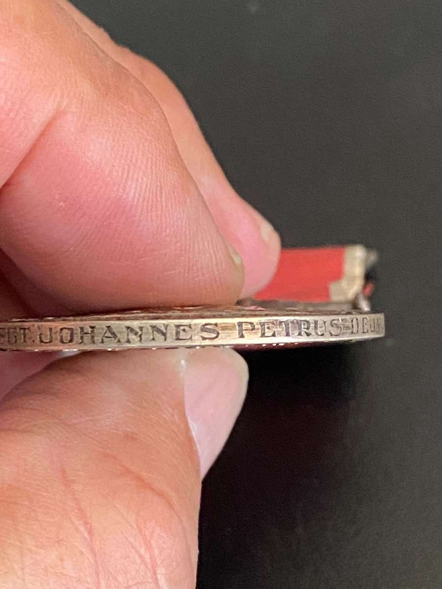 FULL SIZE BRITISH EMPIRE MEDAL-EXTREMELY RARE AND THIS ONE AWARDED TO A SOUTH AFRICAN 133H2 SGT. JOH