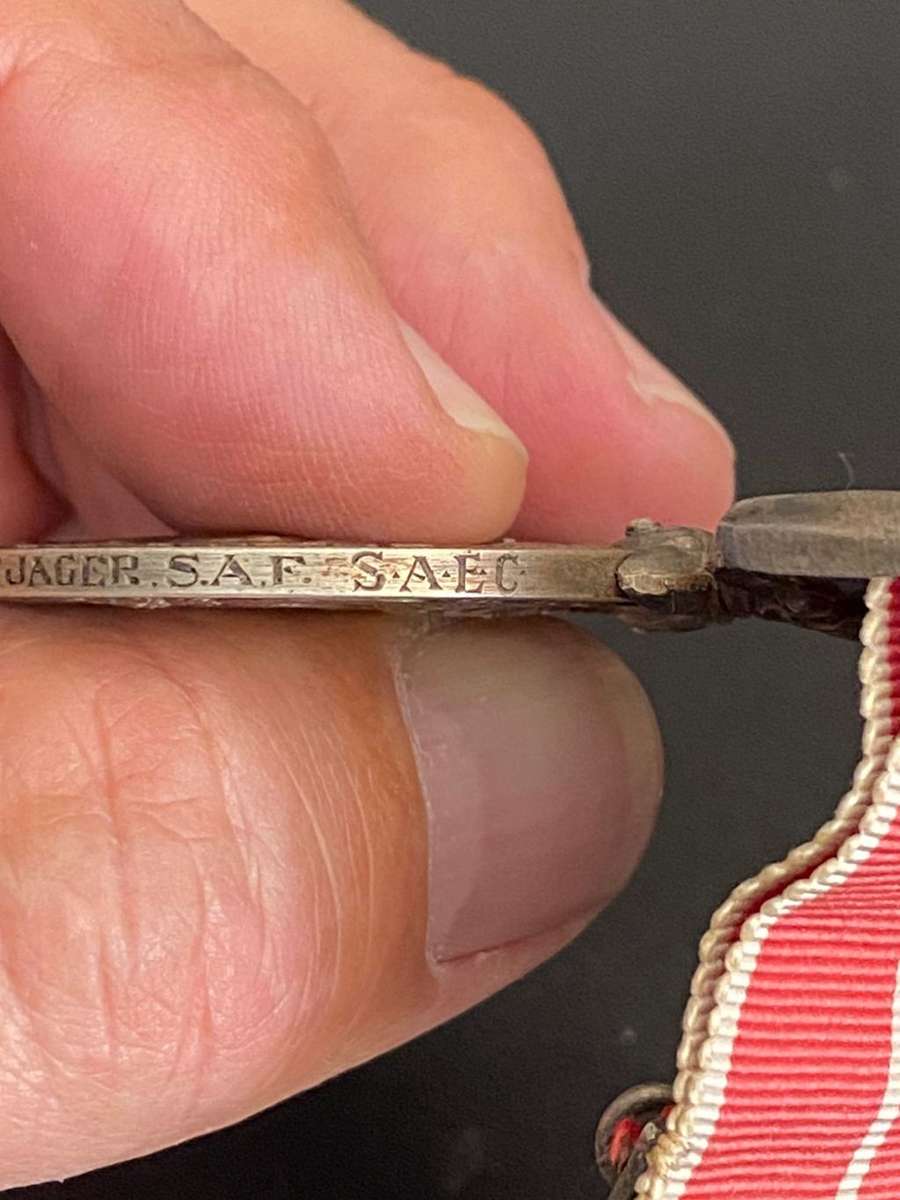 FULL SIZE BRITISH EMPIRE MEDAL-EXTREMELY RARE AND THIS ONE AWARDED TO A SOUTH AFRICAN 133H2 SGT. JOH