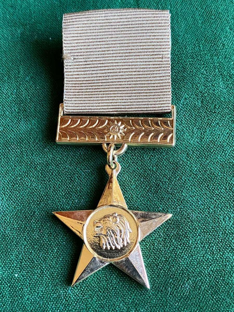 NAMIBIAN POLICE FULL SIZE CAMPAIGN MEDAL (2003) FOR SERVICE IN OPERATIONS-NUMBERED 0001