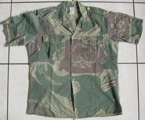RHODESIAN CAMO SHORT SLEEVE SHIRT LABELLED STATESMAN