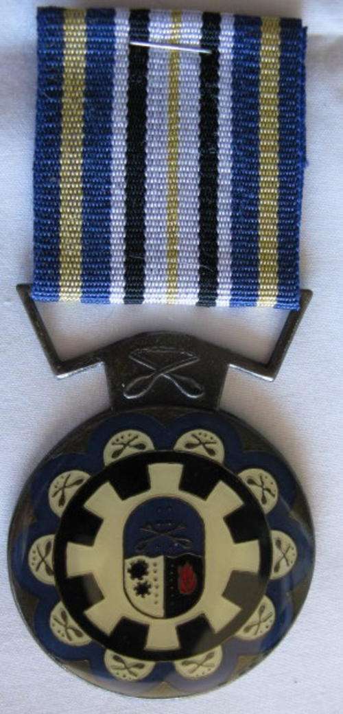 GAZANKULU POLICE FAITHFUL SERVICE FULL SIZE MEDAL.