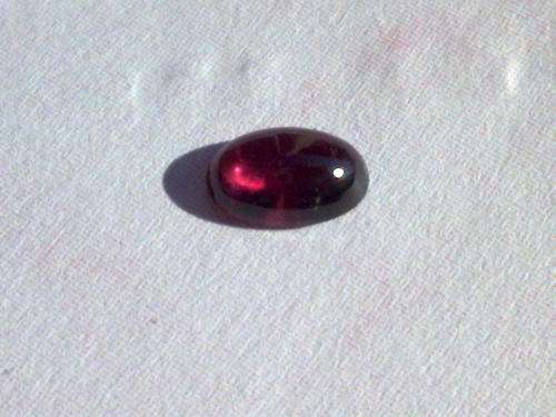 *** DAZZLING NATURAL ORANGE RED GARNET CABOCHON - 0.685 CT ***
