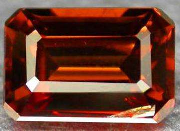 !!! TOP COLOUR !!! REDDISH ORANGE NAMIBIAN SPESSARTITE GARNET - 0.66 CT