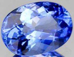 *** BRILLIANT NATURAL BLUE VIOLET OVAL TANZANITE - 0.23 CT - VVS ***