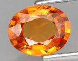 ULTRA RARE !!! AAA ++ STRONG BRIGHT ORANGE 100% NATURAL CEYLON SAPPHIRE - 0.55 CT
