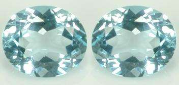 *** BEAUTIFUL NATURAL SKY BLUE TOPAZ PAIR - 1.086 CT - VVS1 ***