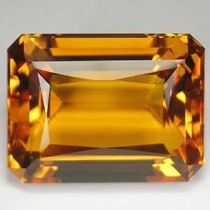 SPECTACULAR !!! GOLDEN YELLOW BRAZILIAN CITRINE - 1.13 CT - VVS1