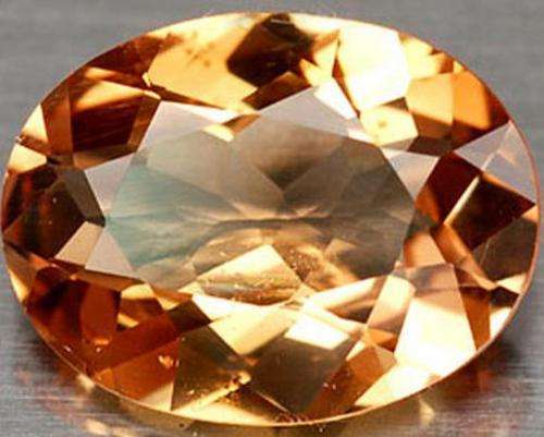 1.45 CT TOP GRADE NATURAL UNHEATED IMPERIAL TOPAZ - LIGHT CHAMPAGNE BROWN - VVS - BRAZIL