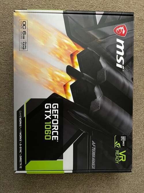 MSI Nvidia GTX 1060 6GB OC Edition (VR Ready)