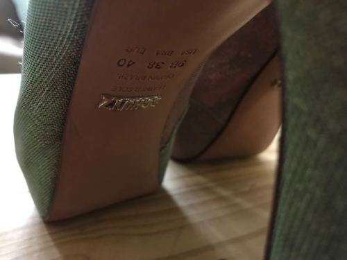 Schutz Metallic heels