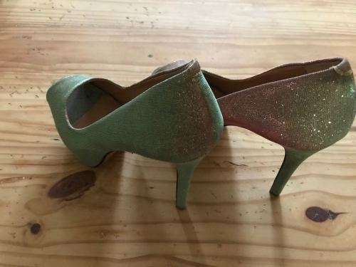Schutz Metallic heels