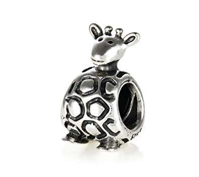 Silver giraffe pandora charm