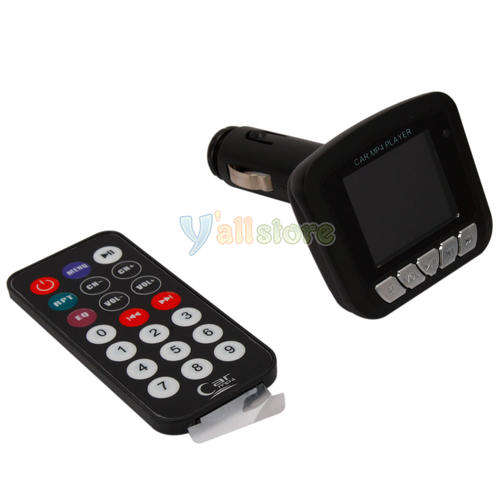 Square Shaped Car MP4 Player with FM Modulator