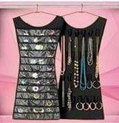Little Black Dress Hanging Jewelry Organizer