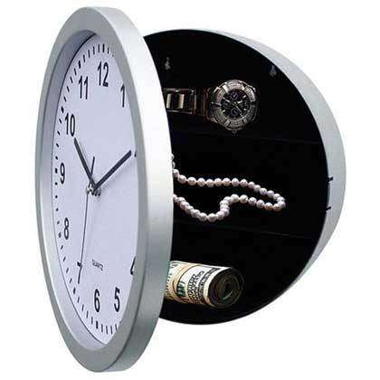 STORAGE WALL CLOCK