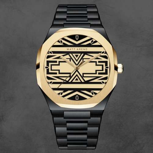WATCH MATT AREND VOYAGER BLACK ROSEGOLD NDEBELE EDITION PERSONALIZED