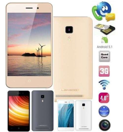 4" Android 5.1 Quad Core Smartphone, Wi-Fi, 3G, Bluetooth, Dual Sim, Dual Camera, GPS,Gravity Sensor