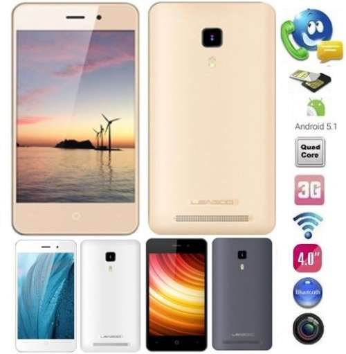 4" Android 5.1 Quad Core Smartphone, Wi-Fi, 3G, Bluetooth, Dual Sim, Dual Camera, GPS,Gravity Sensor