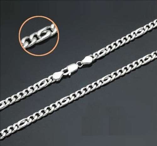 Stainless Steel Silver Chain With Dog Tag Pendant in Gift Box - Engrave Your Own Message