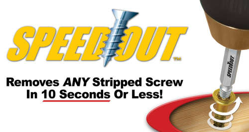 4 Piece Screw & Bolt Extractor Drill Bitts & Guide Set - Broken Easy Out Fastener Kit